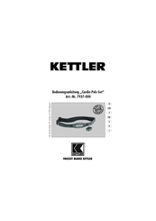Kettler Cardio-Puls-Set Mode D'emploi
