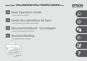 Epson Stylus Office SX610FW Série Guide Des Operations De Base