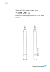 Endress+Hauser Viomax CAS51D Manuel De Mise En Service
