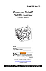 Powermate PM2000 Manuel Du Propriétaire