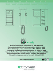 Comelit Icom 4680K Manuel Technique