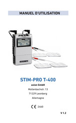 Axion STIM-PRO T-400 Manuel D'utilisation