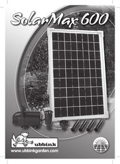 ubbink SolarMax 600 Mode D'emploi