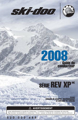 Brp ski-doo REV XP 2008 Serie Guide Du Conducteur