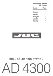 jbc 4300200 Mode D'emploi