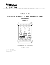 Littelfuse Startco SE-105 Manuel