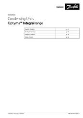 Danfoss Optyma Integral range OP-MGRN121 Instructions