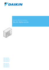 Daikin Sky Air Alpha Serie Guide De Référence Installateur