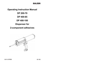 Sulzer DP 400-85 Manuel D'instructions D'utilisation