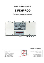 EVICOM E FEMPROG Notice D'utilisation