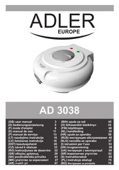 Adler europe AD 3038 Mode D'emploi