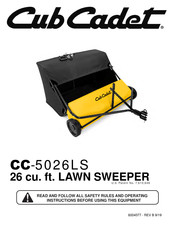 Cub Cadet CC-5026LS Mode D'emploi