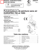 Graco EUROPRO 795 Manuel D'instructions