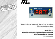JUMO B 70.1060.0 Notice De Mise En Service