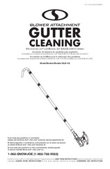 SNOWJOE GUTTER CLEANING SBJ6-GA Mode D'emploi