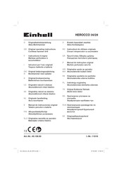 EINHELL HEROCCO 36/28 Instructions D'origine