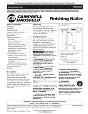 Campbell Hausfeld NB006401 Instructions D'utilisation