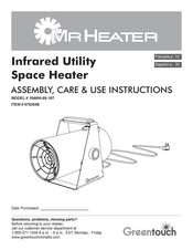 GreenTech MrHeater 1046HI-09-107 Instructions D'assemblage, D'entretien Et D'utilisation