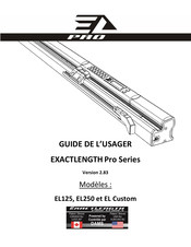 ELPRO EXACTLENGTH Pro Serie Guide De L'usager