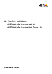 Axis Communications T864 Série Guide D'installation
