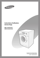 Samsung WD-J1255V Instructions D'utilisation