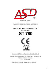 ASD ST 780 Manuel D'assemblage