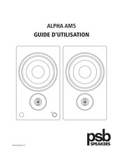 PSB Speakers ALPHA AM5 Guide D'utilisation