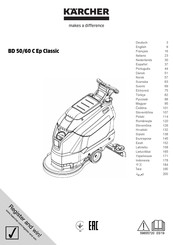 Kärcher BD 50/60 C Ep Classic Mode D'emploi