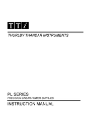 TTI PL320QMD Manuel D'instructions