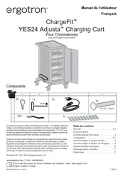 Ergotron ChargeFit YES24 Adjusta Manuel De L'utilisateur