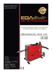 Ega Master DRAINMATIC MAX 150 Manuel D'instructions