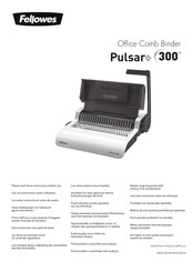 Fellowes Pulsar+ 300 Mode D'emploi