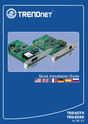 TRENDnet TEG-ECSX Guide D'installation Rapide