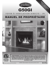 Enviro G50GI Manuel Du Propriétaire