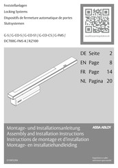 Assa Abloy G-S Instructions De Montage Et D'installation