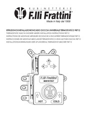 F.lli Frattini 98712 Instructions De Montage