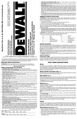 DeWalt DW130 Guide D'utilisation