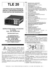 Tecnologic TLE 20 Instructions Pour L'utilisation
