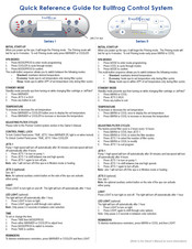 Bullfrog Spas II Série Guide De Référence Rapide