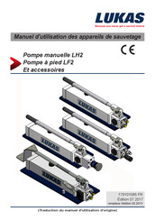 Lukas LH2 Traduction Du Manuel D'utilisation D'origine