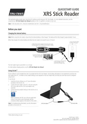 Tru-Test XRS Stick Reader Guide De Démarrage Rapide