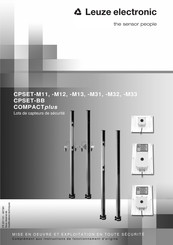 Leuze Electronic COMPACTplus CPSET-M11 Mode D'emploi