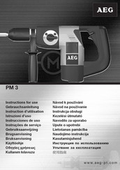 Aeg PM 3 Instructions D'utilisation