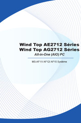 MSI Wind Top AE2712 Serie Mode D'emploi