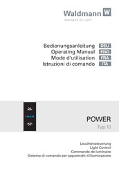 Waldmann POWER III Mode D'utilisation