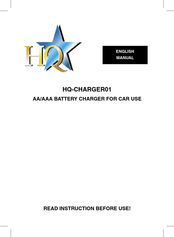 HQ CHARGER01 Manuel