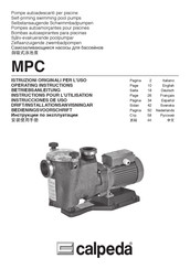 Calpeda MPC 51 Instructions Pour L'utilisation