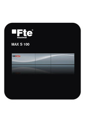 FTE Maximal MAX S 100 Mode D'emploi