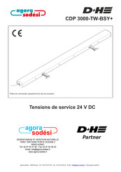 D+H agora sodesi CDP 3000-TW-BSY+ Mode D'emploi