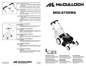 McCulloch M56-875DWA Manuel D'instructions